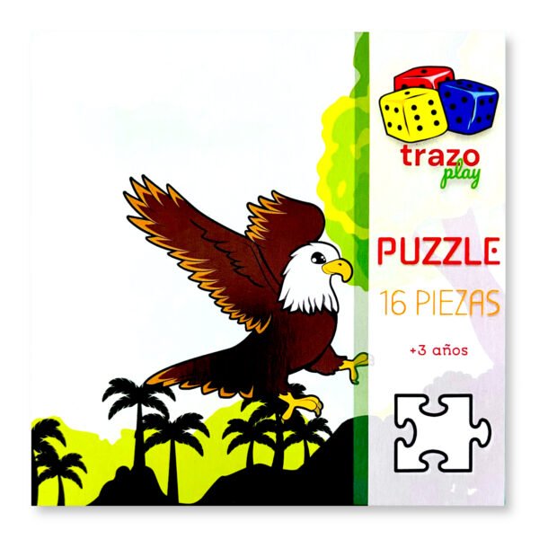 Puzzle TRAZO kids 16 piezas – Águila