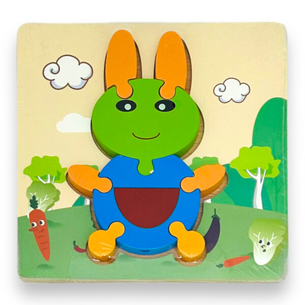 Puzzle de madera I. RM 251 – Conejo