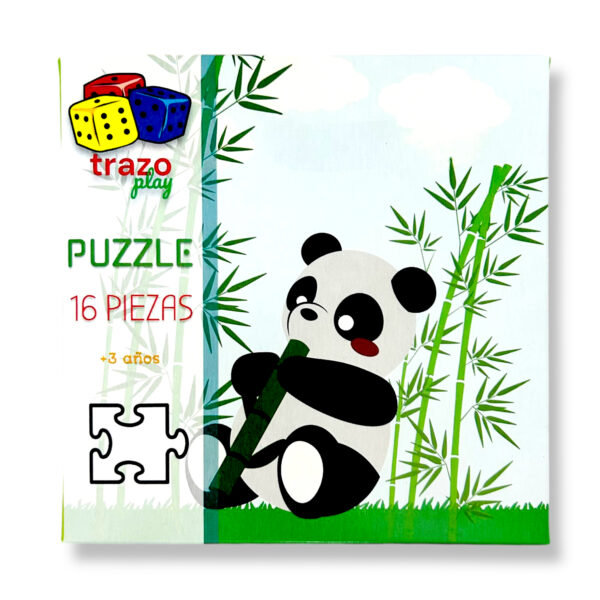 Puzzle TRAZO kids 16 piezas – Panda