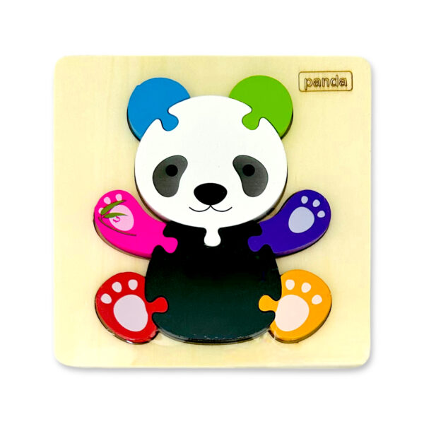 Puzzle madera animales I. RM 248 – Panda