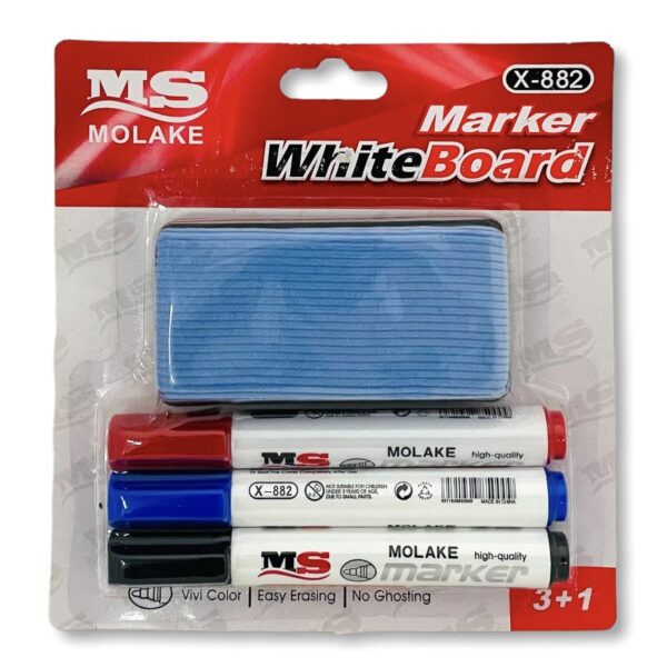 Marcador de pizarra con Borrador en Set