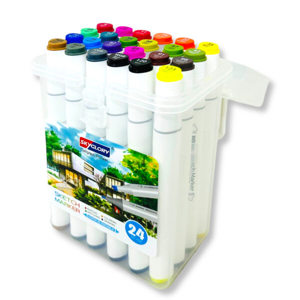 Marcadores artísticos acuarelables doble punta X24