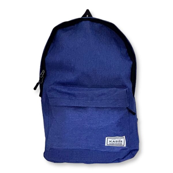 Mochila con bolsillo frotal – Azul