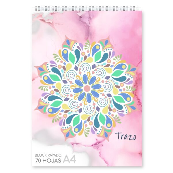 Block A4 rayado – Rosa