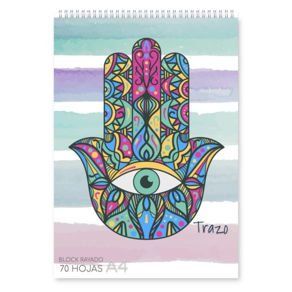 Block A4 rayado – Violeta