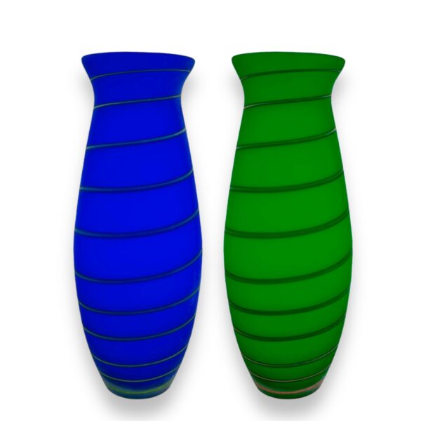 Florero alto vidrio color