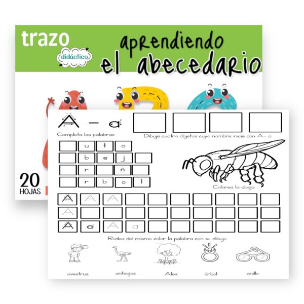 Libro de actividades Aprendiendo el abecedario