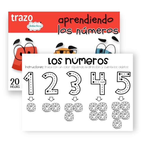Libro de actividades aprendiendo los números