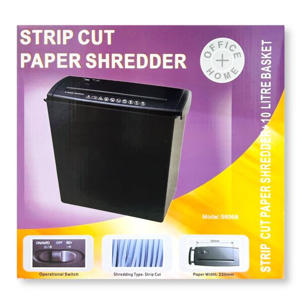 Destructora de Papel Eléctrica 3 en 10 Litros I.044