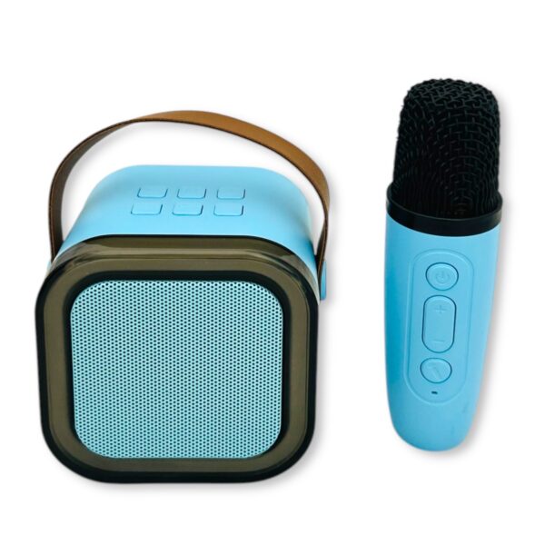 Parlante bluetooth con micrófono I. 607-2 – Celeste