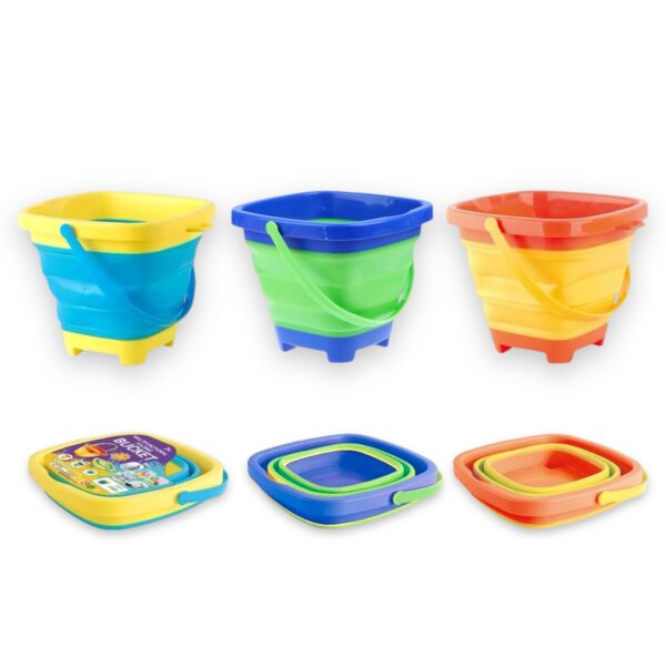 Balde de playa plegable