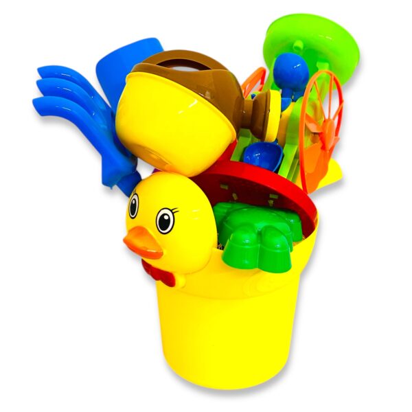 Balde de playa patito tipo jarra