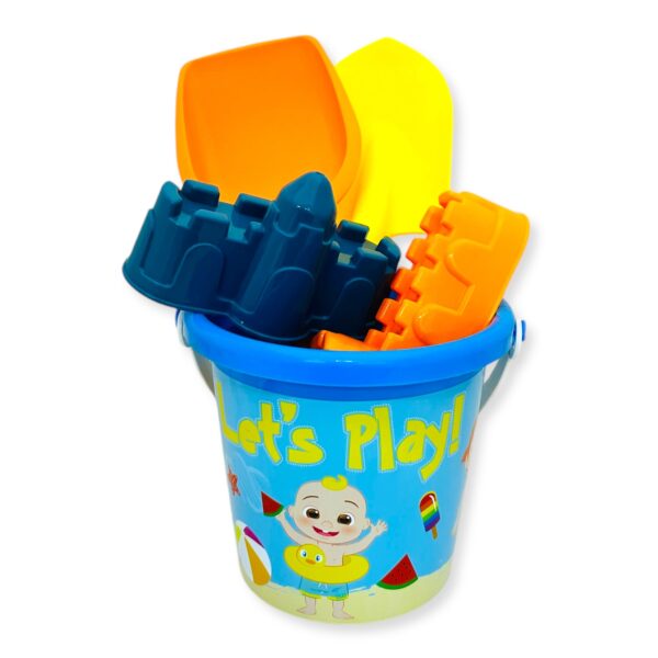 Balde de playa 5 piezas – Celeste