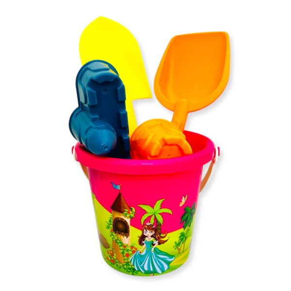 Balde de playa 5 piezas – Fucsia