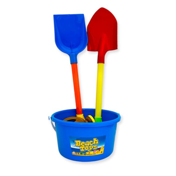 Balde de playa con accesorios