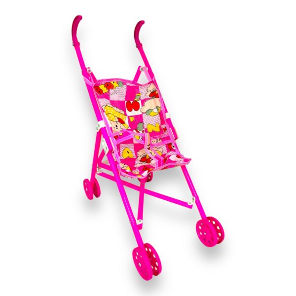 Cochecito de Muñeca o bebote plegable  I.130 – Fucsia