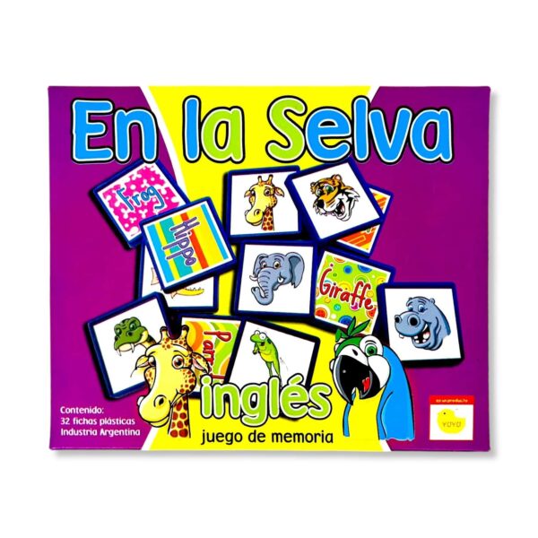 Pack x 3 Juegos de mesa En la Selva+Jenga+Vamos de shopping