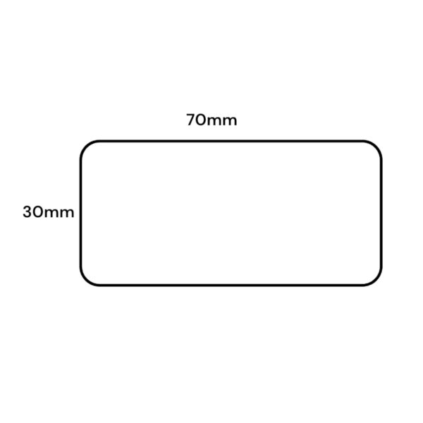 Etiquetas 70 x 30