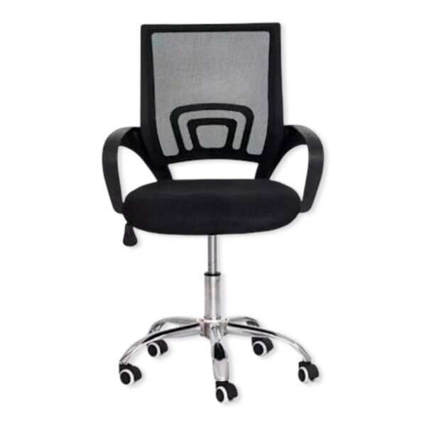 Silla de escritorio Mesh con base cromada