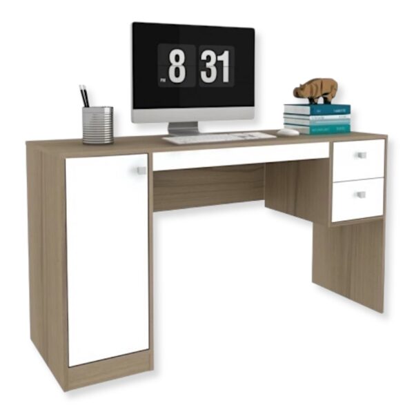 Escritorio 1 puerta y dos cajones combinado