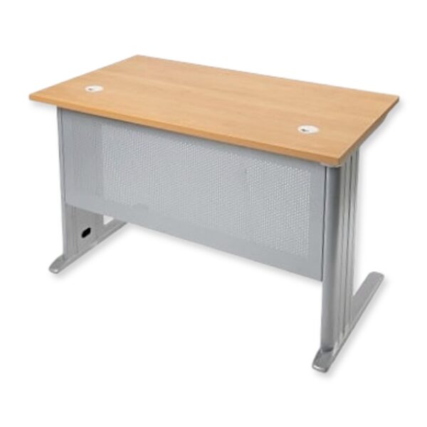 Escritorio madera y metal combinado