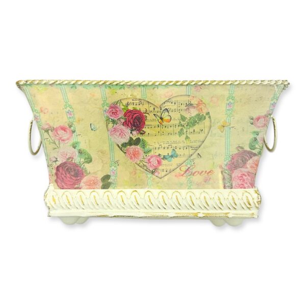 Lata vintage decoración