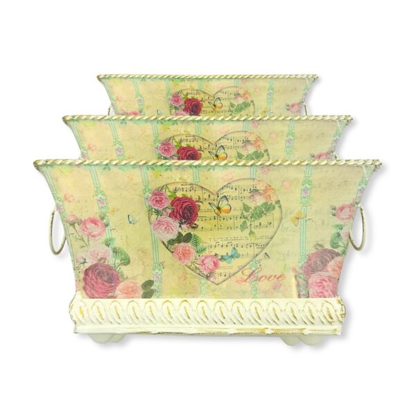 Lata vintage decoración