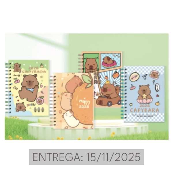 Agenda 2026 A5 capybara