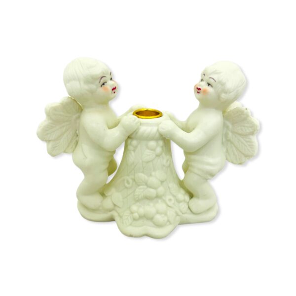 Angelitos con portavela