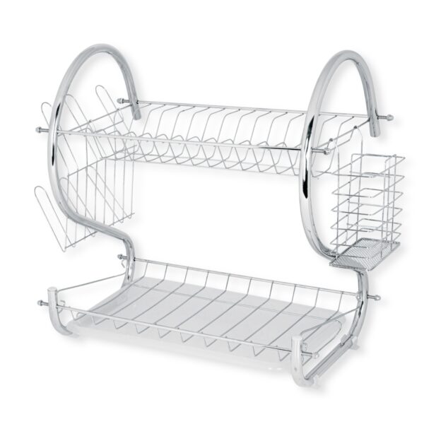 Escurridor doble de metal