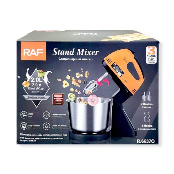 Batidora RAF con accesorios