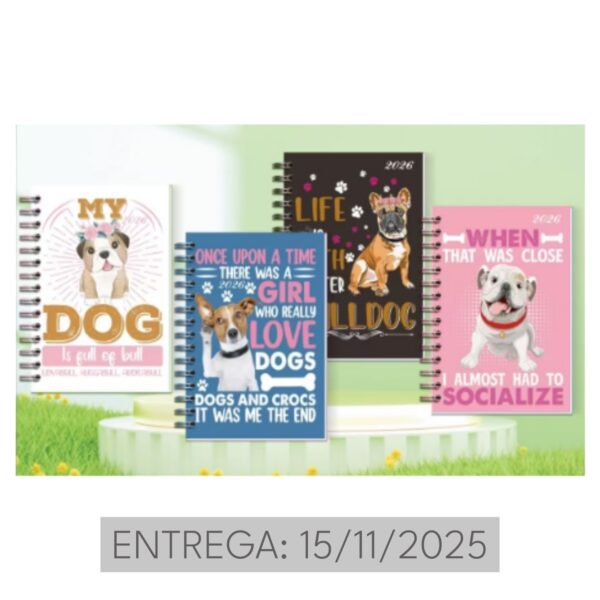 Agenda 2026 A5 perros