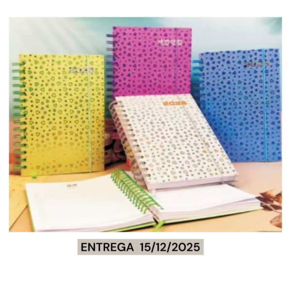 Agenda 2026 A5 mini corazón