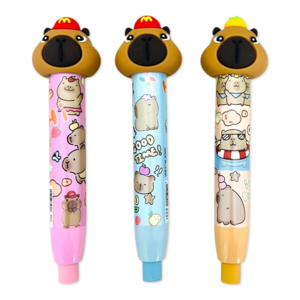 Goma carpincho en lápiz