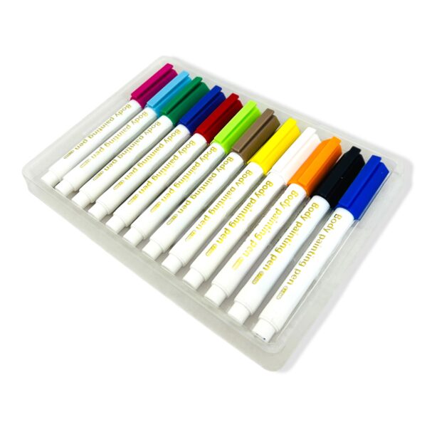 Marcadores de cara punta pincel