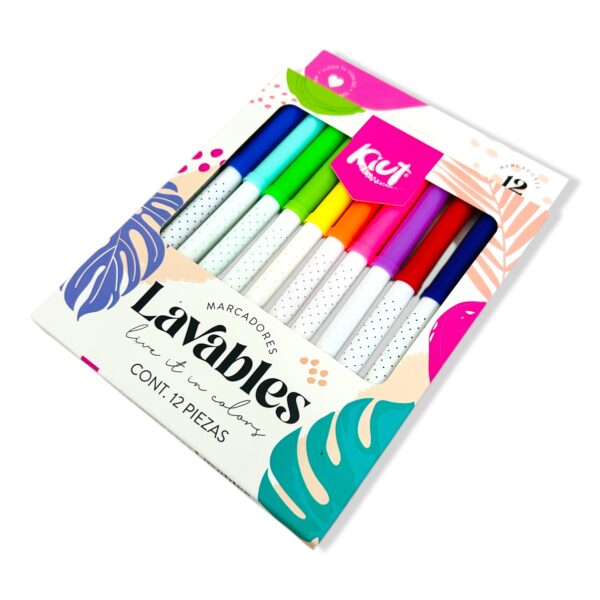 Marcadores lavables