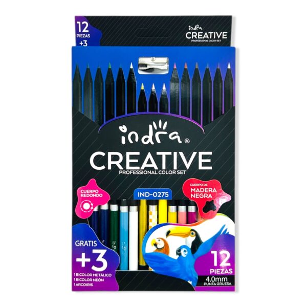 Lápices de colores creativos