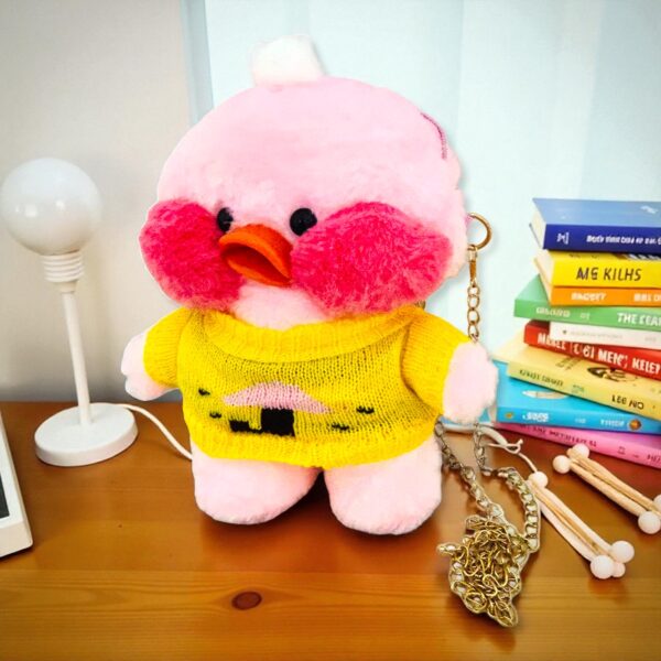 Cartera peluche pato