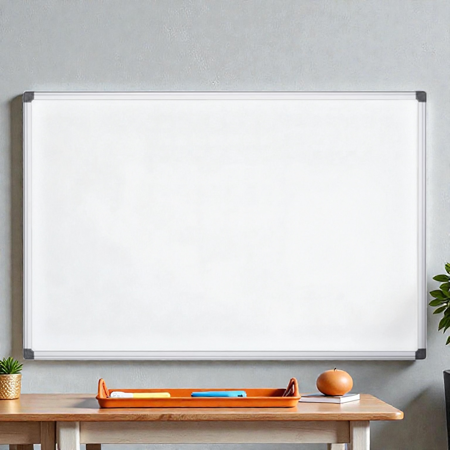 Pizarra blanca imantada 1.00m x 2.00m