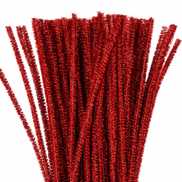 Limpia pipa metalizado – Rojo