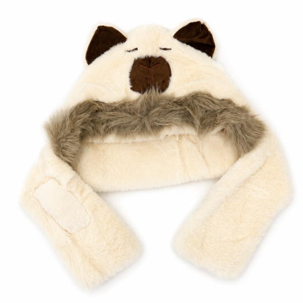Gorro Capibara con Orejeras – Marrón