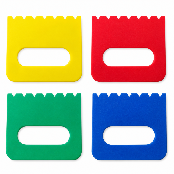 Set de espátulas dentadas para pintura