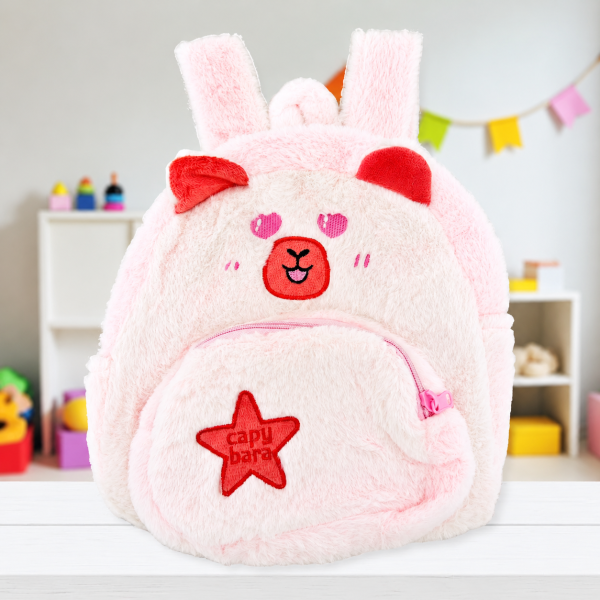 Mochila carpincho plush rosa