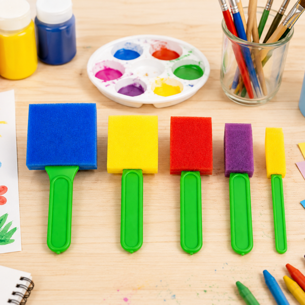 Set de Pinceles de Esponja para Pintura – 5 Tamaños
