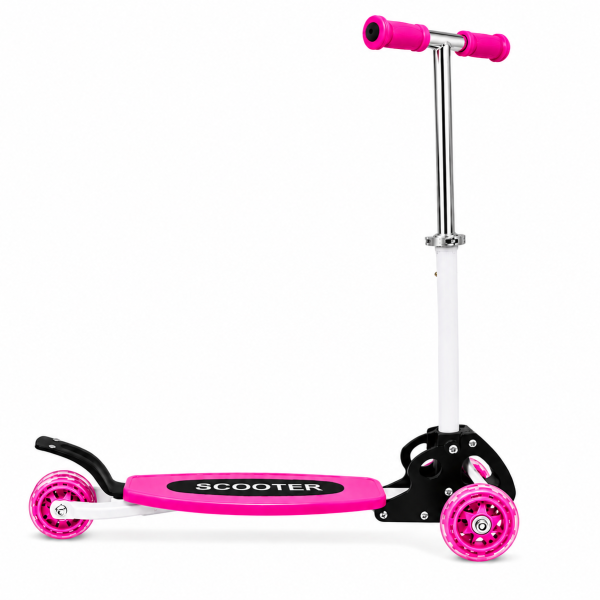 Monopatín scooter plegable Rosa