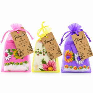Pañuelo con bolsita organza