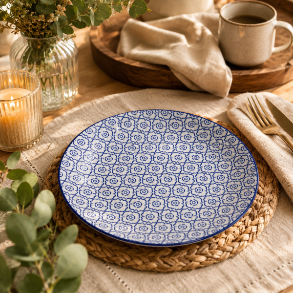 Plato ceramica pintado Chico 19cm