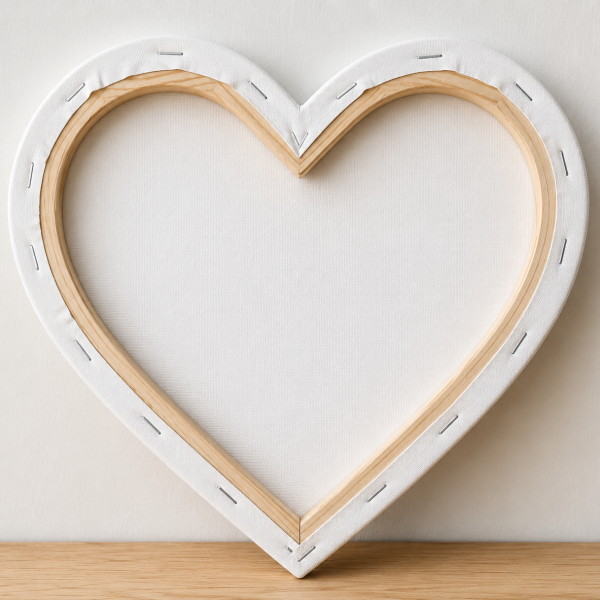 Bastidor corazón 40cm