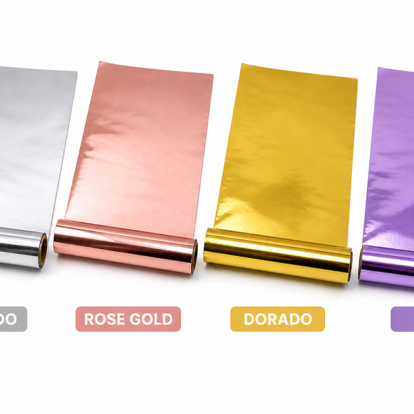Papel foil metalizado aluminio