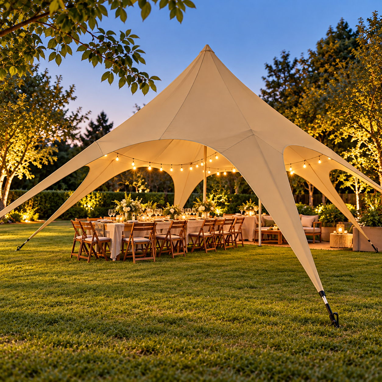 Carpa 6x6x3 eventos 1 pico - Imagen 1
